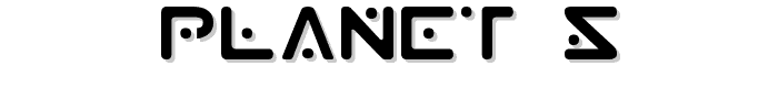 Planet S font